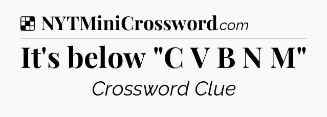 Solution: It's below 