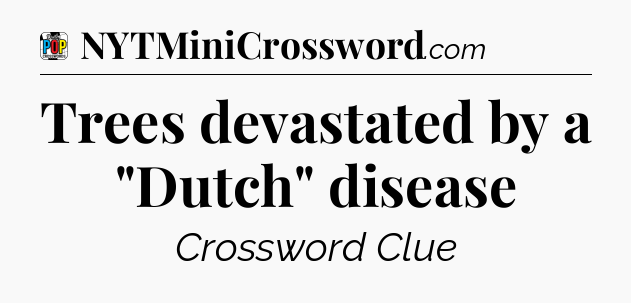 Trees devastated by a 