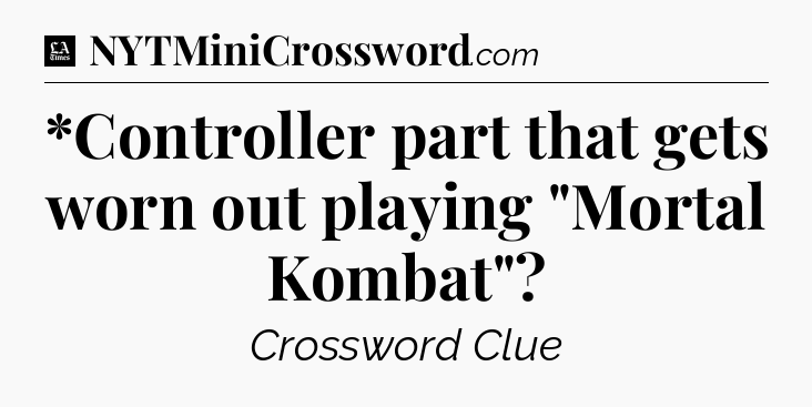 *Controller part that gets worn out playing 