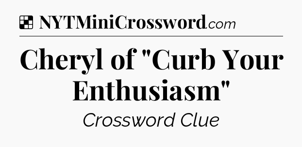 Solution: Cheryl of 