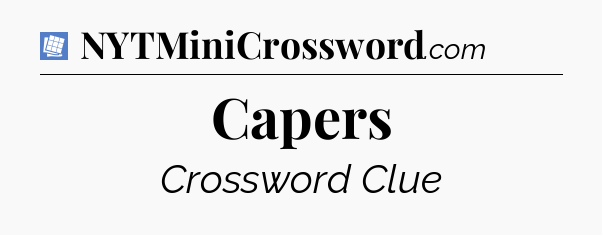 Capers Puzzle Page Crossword Clue
