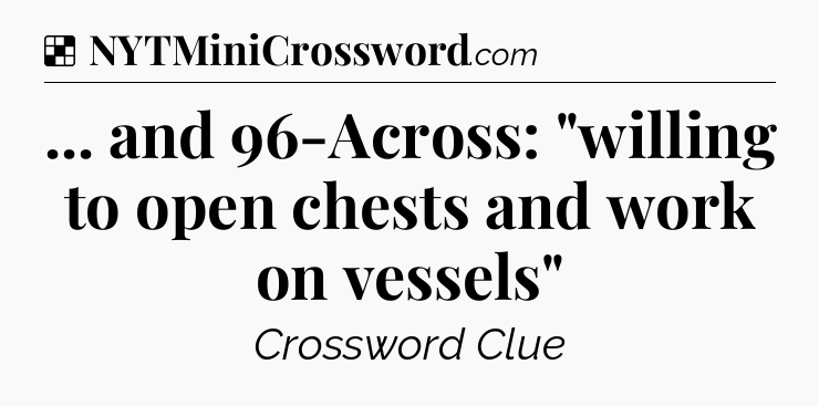 Solution: ... and 96-Across: 