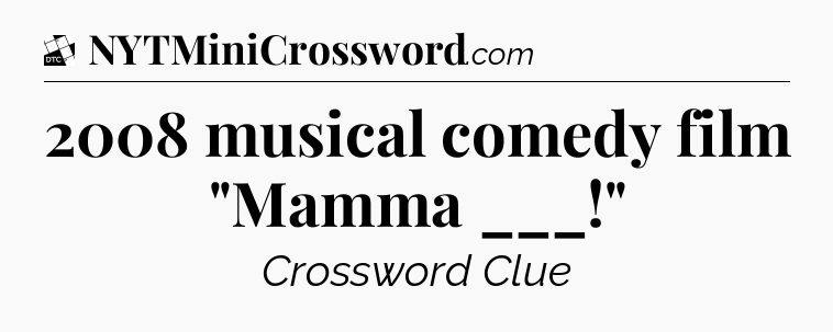 2008 musical comedy film 