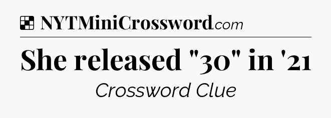 Solution: She released 