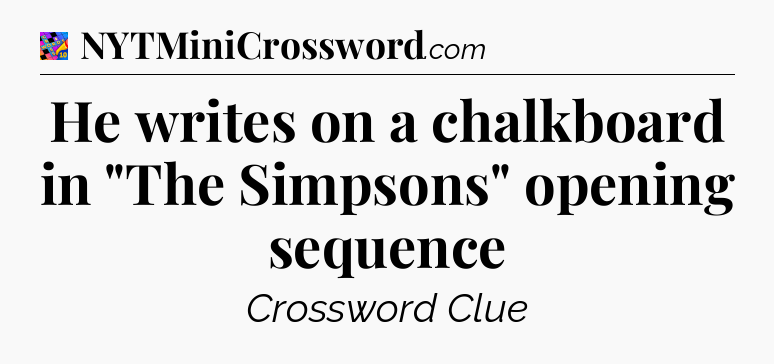 He writes on a chalkboard in 