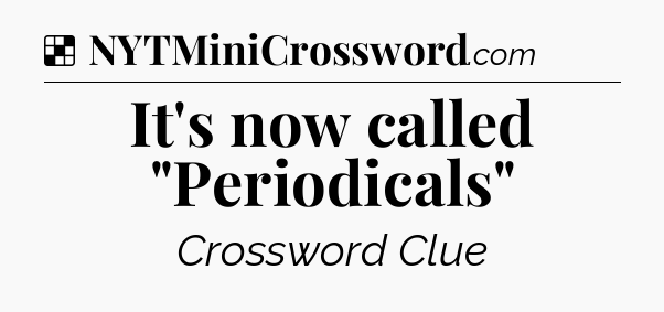 Solution: It's now called 