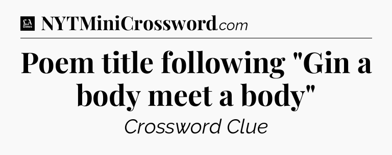 Poem title following 