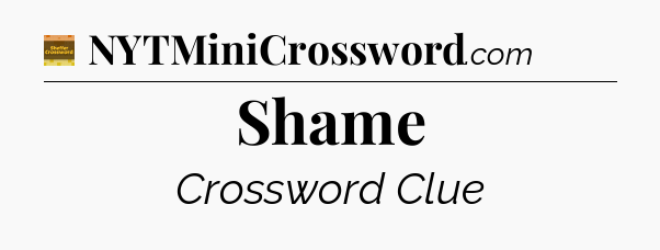 Shame - Eugene Sheffer Crossword