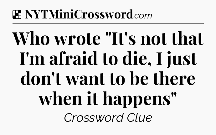 Solution: Who wrote 