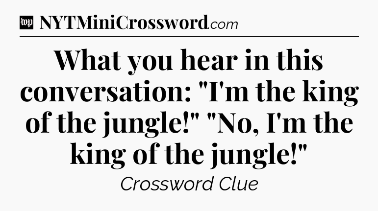 What you hear in this conversation: 