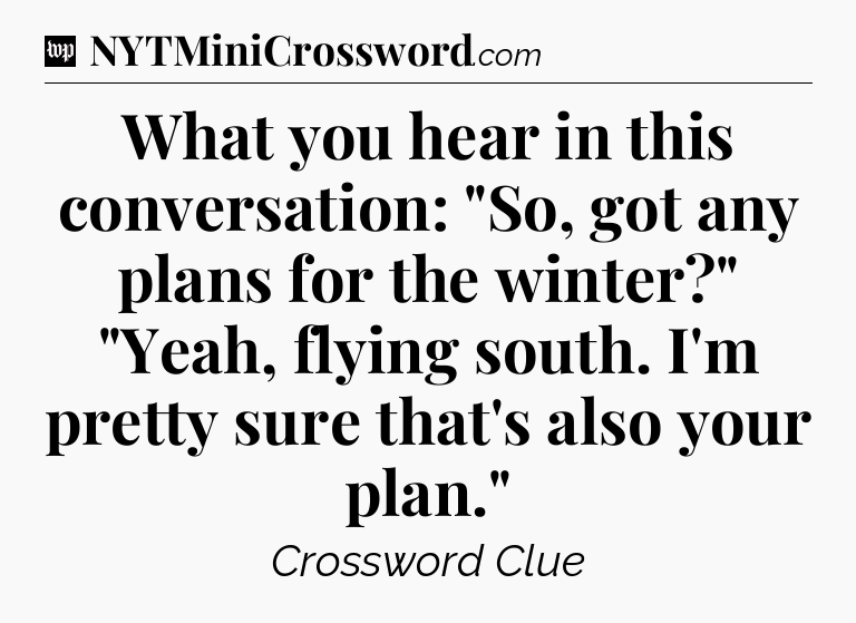 What you hear in this conversation: 