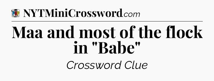 Maa and most of the flock in 