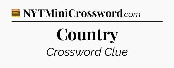 Country - Eugene Sheffer Crossword