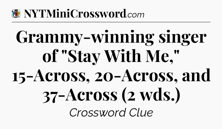 Grammy-winning singer of 