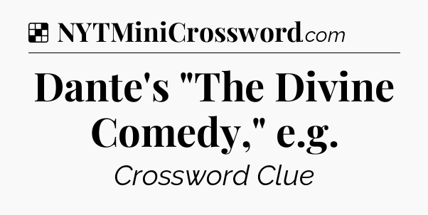 Solution: Dante's 
