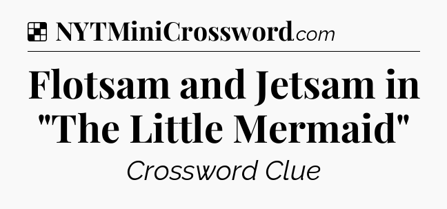 Solution: Flotsam and Jetsam in 