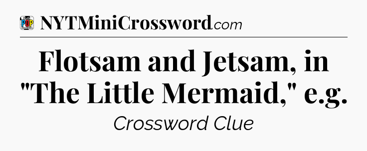 Flotsam and Jetsam, in 