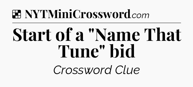 Solution: Start of a 