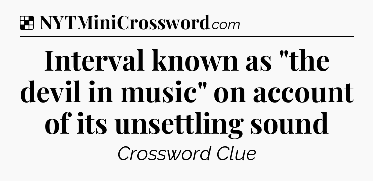 Solution: Interval known as 