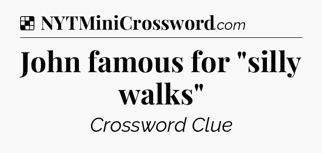 Solution: John famous for 