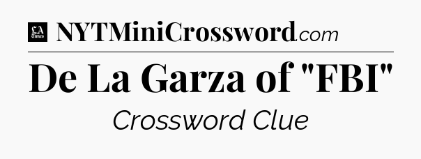 De La Garza of 