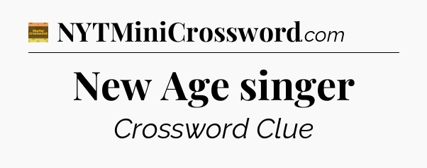 New Age singer crossword clue Eugene Sheffer