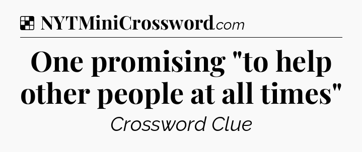 Solution: One promising 