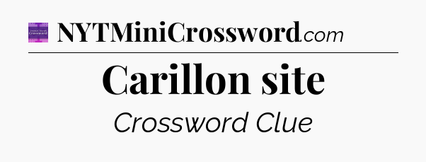 Carillon site - Thomas Joseph Crossword