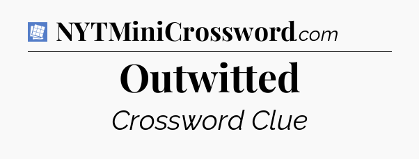 Outwitted Puzzle Page Crossword Clue