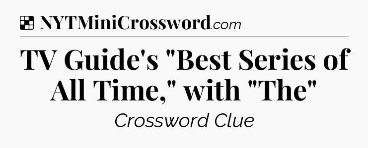 Solution: TV Guide's 