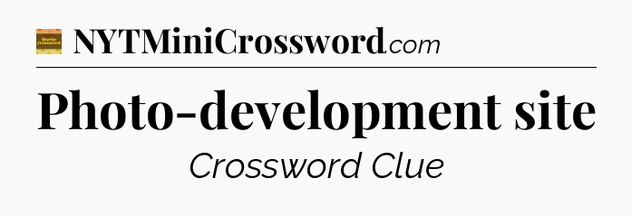 Photo-development site - Eugene Sheffer Crossword