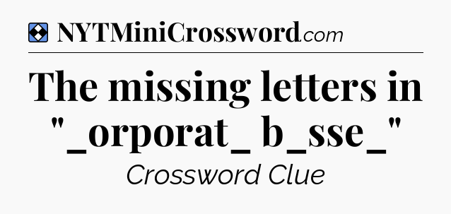 Solution: The missing letters in 