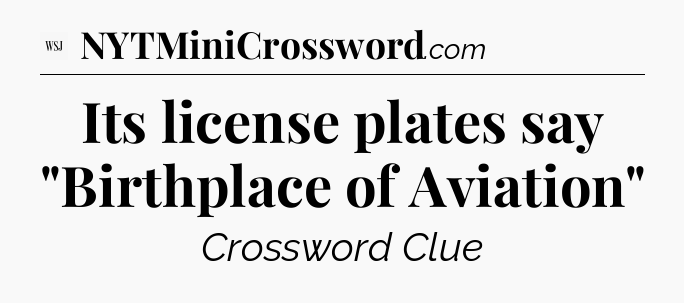 Its license plates say 