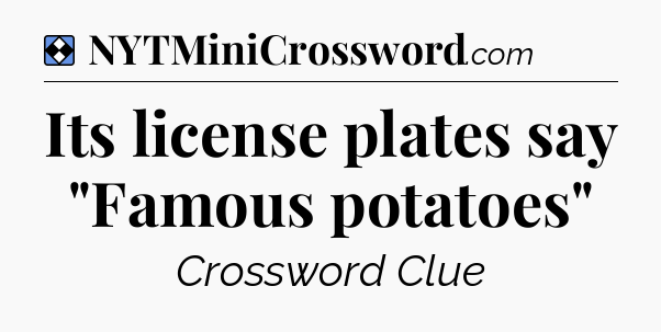 Solution: Its license plates say 