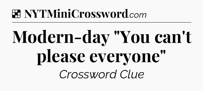 Solution: Modern-day 