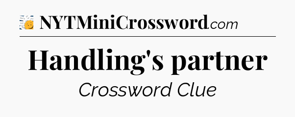 Handling's partner - 7 Little Words