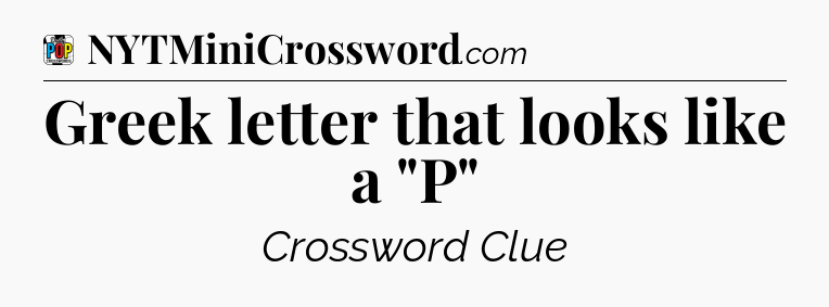 Greek letter that looks like a 