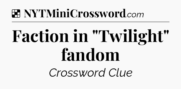 Solution: Faction in 