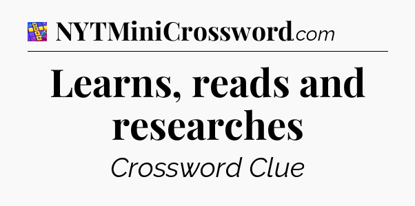 Learns, reads and researches Codycross