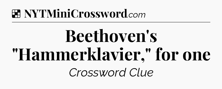 Solution: Beethoven's 