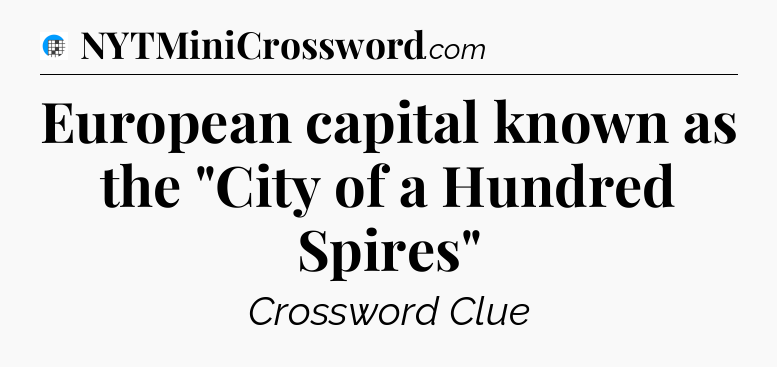 European capital known as the 