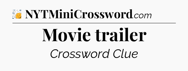 Movie trailer - 7 Little Words