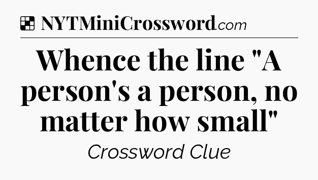 Solution: Whence the line 