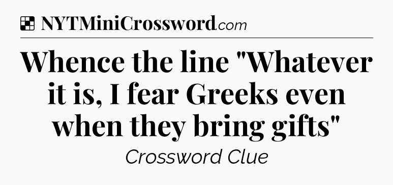Solution: Whence the line 