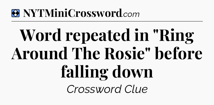 Solution: Word repeated in 