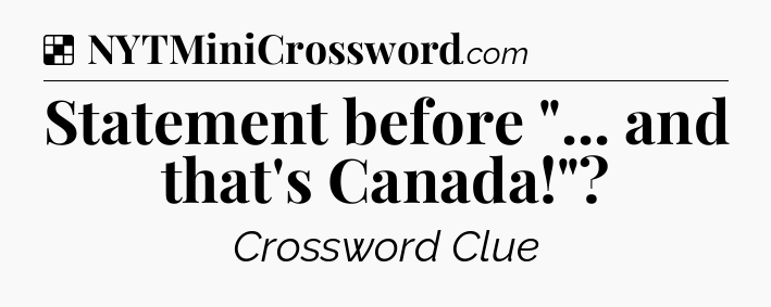 Solution: Statement before 