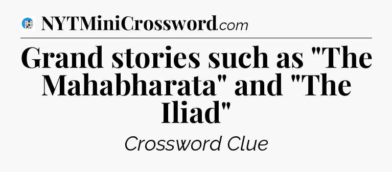 Grand stories such as 