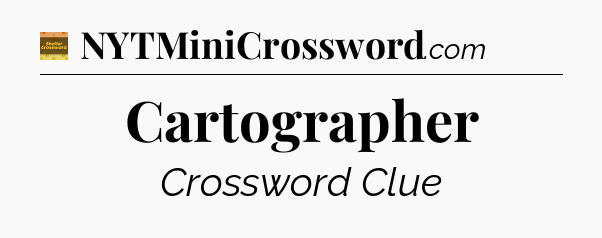 Cartographer - Eugene Sheffer Crossword