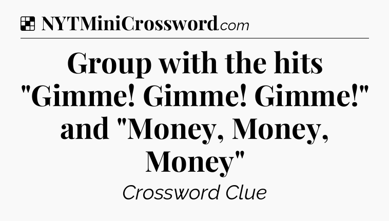 Solution: Group with the hits 