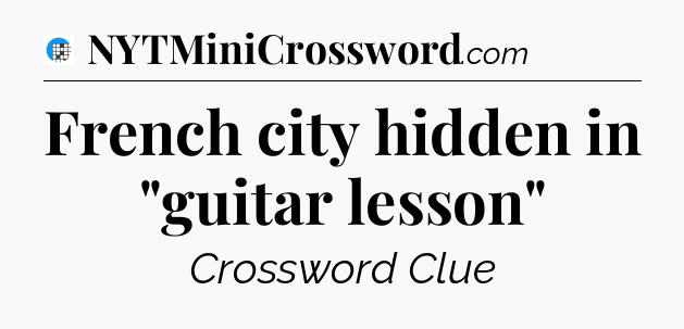 French city hidden in 